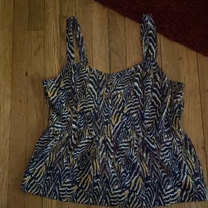 Summer anthropology strap knit top